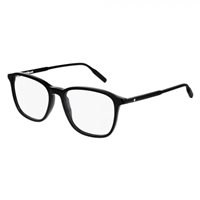 Monture de lunettes Montblanc Homme MB0085O001-BLACK-BLACK-TRANSPARENT52 - MB0085O001-BLACK-BLACK-TRANSPARENT52